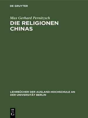 cover image of Die Religionen Chinas